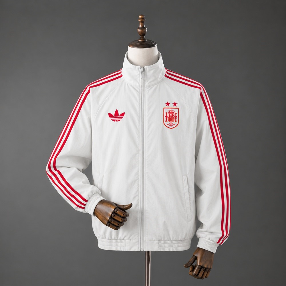 Veste Espagne Full Zip 2026-27 Blanc